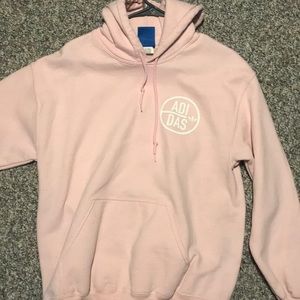 Pink adidas sweatshirt